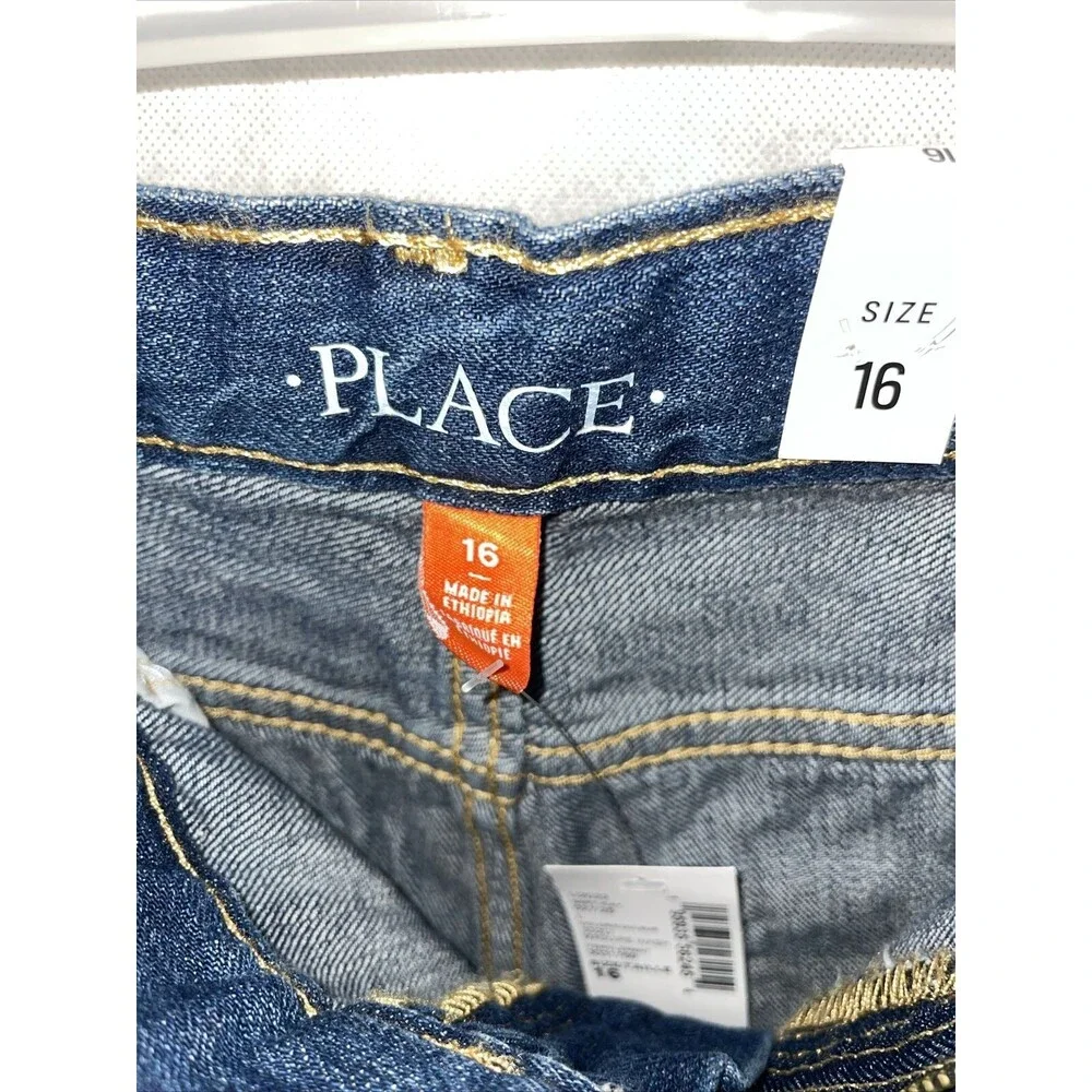 The Children’s Place Denim Jean Shorts Go Size 16